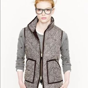 ❄️J Crew Excursion Herringbone Quilted Puffer Vest